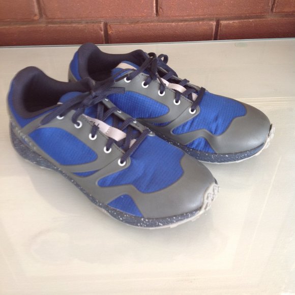 Sz 6.5 Blue & Gray Merrell Athletic Shoes - Picture 2 of 7